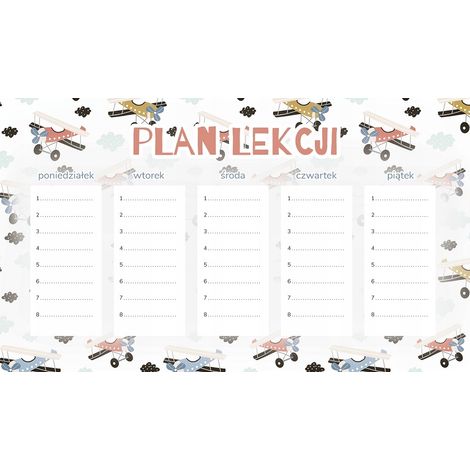 PIANO DI LEZIONE PER FRIGORIFERO MAGNETICO 30x17,5 CM
