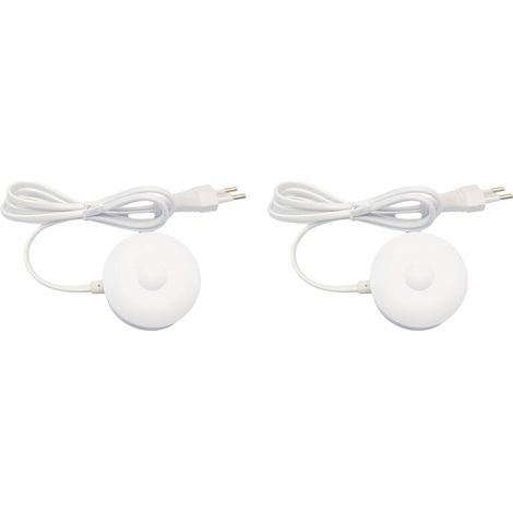 2x Magnetisches Ladegerät für Oral-B IO Serie 7/8/9 9S 10S IO7 IO8 IO9 3768 Ladestationsadapter für elektrische Zahnbürsten (EU-Stecker)
