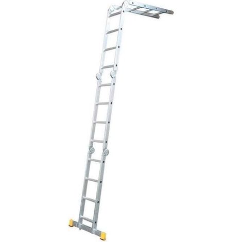 Forte Scala Universale Pieghevole in Alluminio Regolabile 236-464cm