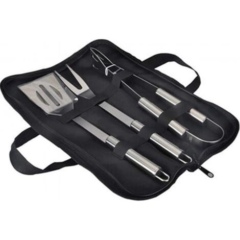 Outil de barbecue en acier inoxydable 3 pcs , ensemble d'ustensiles de barbecue pour la cuisine extérieure à la maison (1/4)