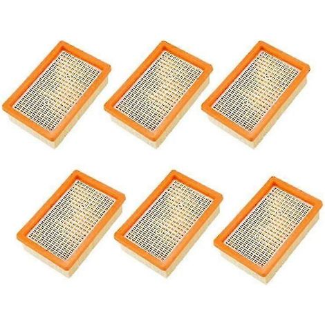 Lot de 6 filtres pour aspirateur Karcher MV4, MV5, MV6, WD4, WD5 et WD6 (1/4)