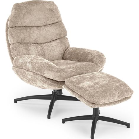 Sillón Houston 1883, Beige, 100x80x90cm, Tapiz, Patas: Metal, 0 (1/5)