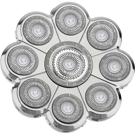 Tête de rasoir de 23 cm, lames de rasoir électrique, outils de rasage pour crâne rasé, têtes de rasoir électriques pour la tête et le visage, multicolores (1/5)