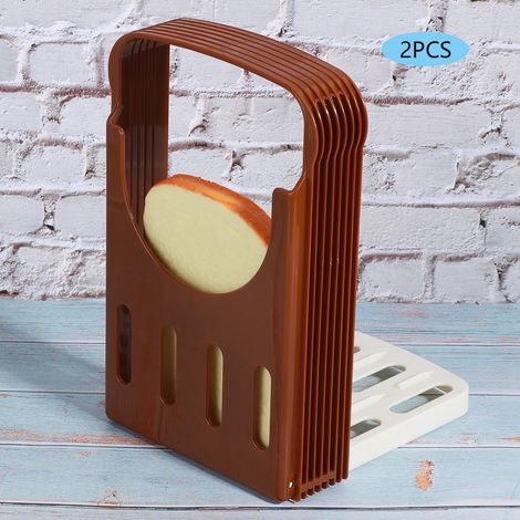 Coupe-pain réglable, guides de découpe pour bagels, outils de coupe, accessoires de cuisine et de pâtisserie (1/5)