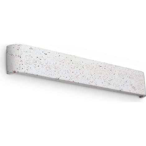 Ideal Lux Applique moderna Delta 1 luce LED integrato cemento policarbonato