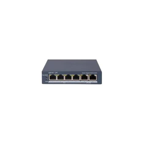 Hikvision DS-3E1506P-EI switch di rete Gestito Gigabit Ethernet (10/100/1000) Supporto Power over Ethernet (PoE) Grigio