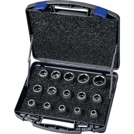 ASW juego de vasos de impacto 720 KS 15 OL 15 piezas 1/2" hexágono - 173804 (1/3)