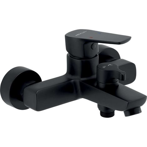 Novaservis Metalia 58 - Miscelatore per vasca da bagno, nero 58020/1,5