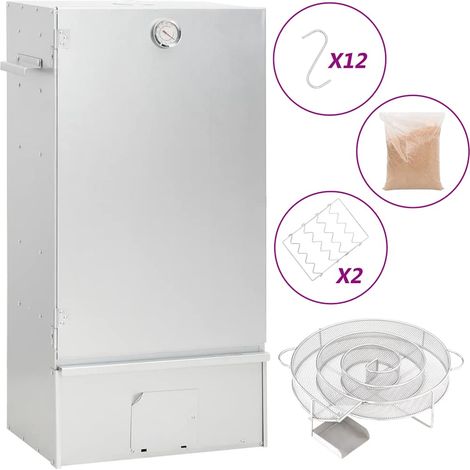 Räucherofen mit Kaltrauchgenerator Verzinkter Stahl