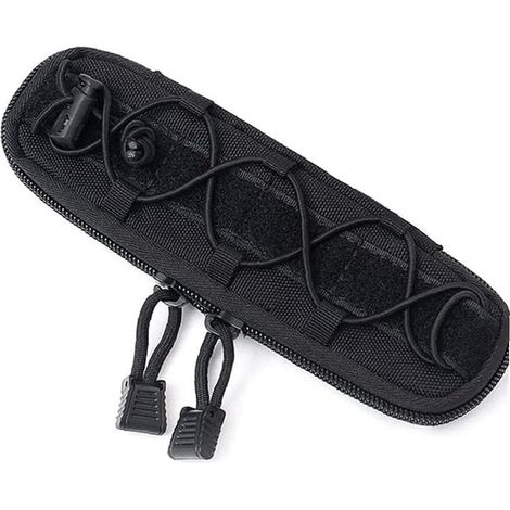 Sac de ceinture de randonnée, sac de ceinture de sac de couteau (noir), (1/4)