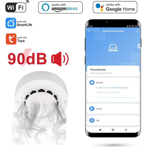 Detector de humo WiFi con alarma