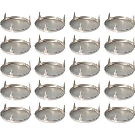 20x clou à griffe Ø20mm résistant anti rayure frottement pied de meuble table chaise acier nickelé décoratif