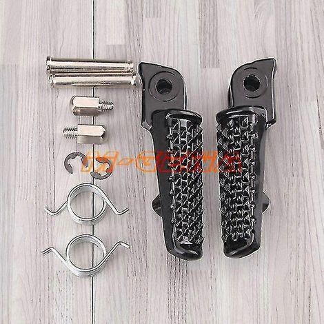 Motorrad-Fußrasten vorne und hinten für Honda CBR600 F4 F4i F5 CBR900 CBR1000 VTR1000 CBR 600RR CBR1000RR – Schwarz (vorne) (1/4)