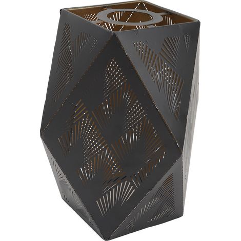 Abat-jour en fer ajouré à effet d'ombre E27 E26 pour chambre salon bureau (1/5)