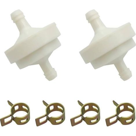 6mm Kit Filtre Essence 1/4" pour Briggs & Stratton 691035 493629 84001895 Toro Craftsman MTD Kawasaki FH430V Tondeuse Mini Moto Quad + Colliers