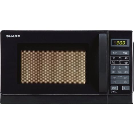 Sharp R-642BKW Superficie piana Microonde combinato 20 L 800 W Nero