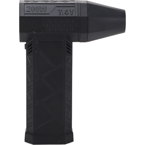 Souffleur d'air électrique 200W 130000 tr/min ventilateur turbo portable séchoir à jet puissant nettoyeur de poussière pour clavier appareil photo noir (1/5)