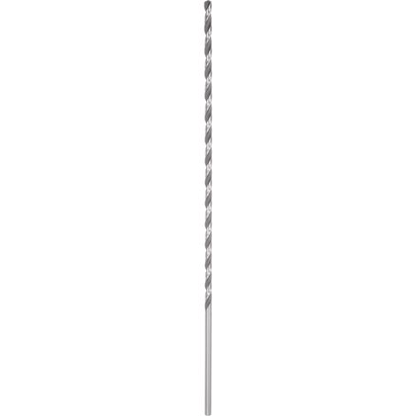 6542 Haute-vitesse Acier Torsion, 5mm Perceuse Mèches Foret Hélicoïdal 300mm Longueur Étendu Droit Tige Noir Oxydé Sol pour Acier Aluminium Alliage (1/5)