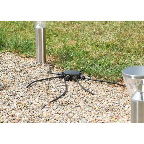 Boîtier étanche pour câbles électriques - - 6 entrées - Noir - 171 x 44 mm (1/4)