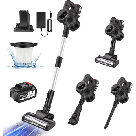 30000Pa Clean Kabellos Staubsauger 6 IN 1 mit Lithium Akku Handstaubsauger 3600W