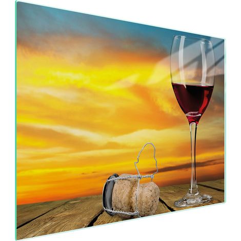 TAGLIERE IN VETRO 52x40 VINO (1/5)