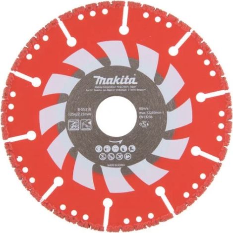 Makita B-55310 Rescue Disco diamantato 125 mm per operazioni di recupero (1/2)