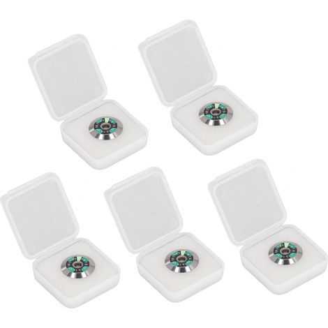 Lot de 5 lames de coupe fibre optique 20mm diamètre 4mm alésage acier tungstène ultra-fin haute dureté