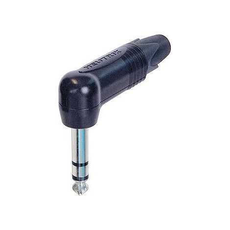 Neutrik NP3RX-BAG Jack 6.35 mm Spina angolata Numero Poli (num): 3 Stereo Nero 1 pz.