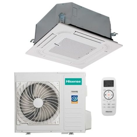 Aire acondicionado cassette AUC90UR4RFGB4 + AUW90U4RF4 - HISENSE