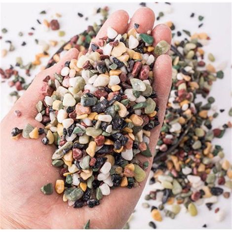 Cristaux naturels gravier pierre Micro paysage jardin Aquarium décor Aquarium fond sable plantes en pot bricolage accessoires-50g