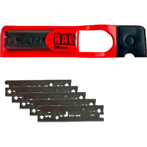 Set 5 lames chrome originales RALI 48 mm (1/5)