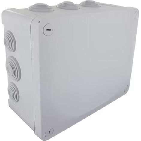 Boîte de dérivation étanche IP55 225 x 175 x 100 mm – Couvercle vissable 1/4 de tour – Résistance aux chocs IK07 – Température de travail -25°C +40°C – BLM (1/5)