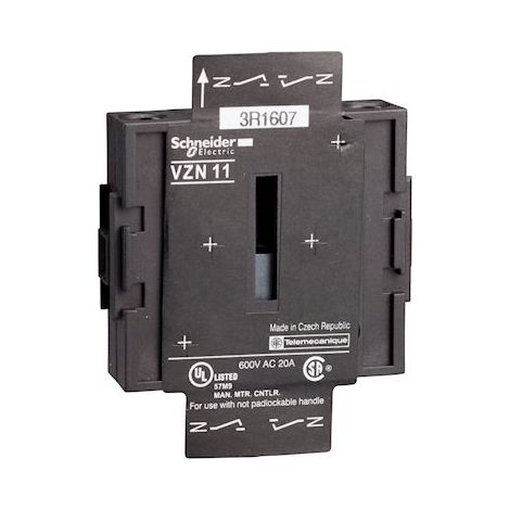 pôle neutre - tesys mini-vario - 20a - pour vn-12 & vn-20 - schneider electric vzn11