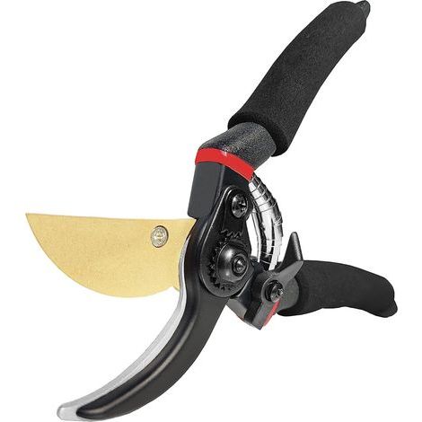 Cisailles de jardin, coupe 3/4" de diamètre, lames en acier titane, pour bois sec et branches taillées, noir (1/5)
