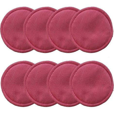 Lingettes rondes de rechange à écailles pour aspirateurs robots, compatibles avec Roborock Dreame, DJI et Ecovacs. Accessoires pour aspirateurs : Rose. (1/5)