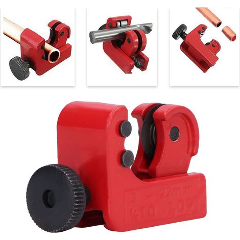 Mini Coupe-Tube en Acier Alliage pour Cuivre Souple et Aluminium 3-22mm (1/8-7/8 pouce)