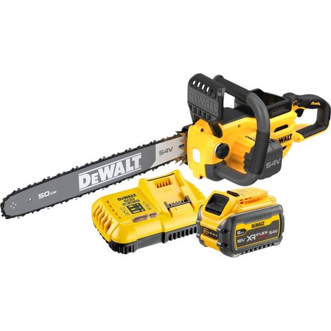 DeWalt DCMCS 575 T1 Sierra de cadena a batería 54 V FlexVolt 50 cm sin escobillas + 1 batería de 6,0 Ah + cargador (1/5)