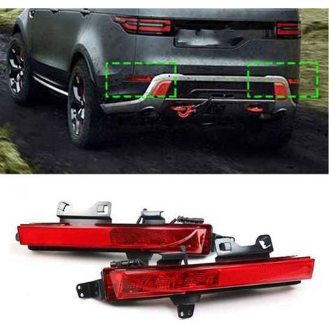 Ein Paar Leuchten der Typen LR060911 und LR060910 eignet sich für die hinteren Stoßstangenleuchten des Land Rover Discovery Sport (Baujahre 2015–2020). (1/4)