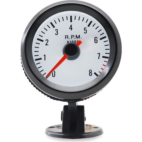 Tacómetro General Motors, tacómetro de 2 pulgadas (52 mm), tacómetro de aguja con manómetro para vehículos, tacómetro con pantalla azul