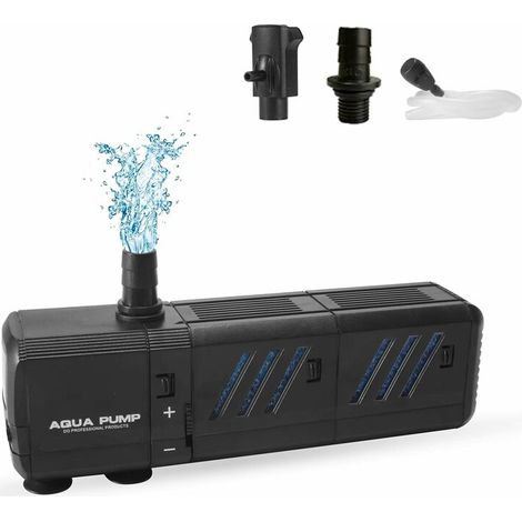 Filtre interne réglable pour aquarium avec pompe à eau d'un débit de 800 l/h. Convient aux aquariums de 30 à 500 litres. - AquaForge (1/5)