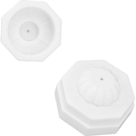 Set mit 2 universellen Silikon-Vakuumiergeräten für Weithalsgläser, weiß (1/5)