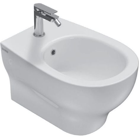 Bidet céramique mural 52x36 cm Globo Grace GRS10BI  Blanc - Céramique (1/4)