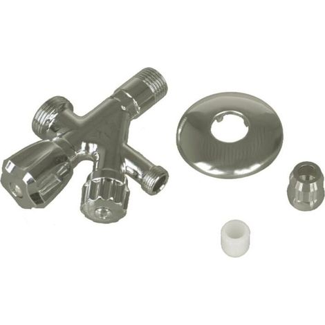 Universeel - robinet shell+raccordement lessiveuse - -