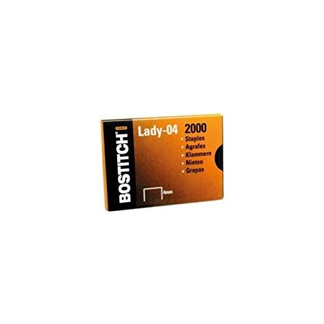 BOSTITCH BOITE DE 2000 AGRAFES LADY-04 POUR HP65