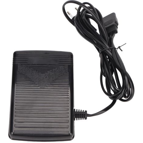 Pédale de machine à coudre 220V fiche UE antidérapante texture plastique pièce de rechange pour usage domestique (1/5)
