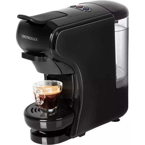 TrAdE Shop Traesio - Macchina Da Caffè 1450w 4in1 Capsule Cialde Compatibile Nespresso Dolce Gusto A Modo Mio -