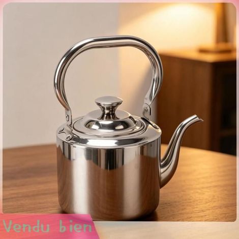 Garosa théière sur la cuisinière Bouilloire à thé avec infuseur, théière en acier inoxydable 304 avec articles chocolatiere 1,5L (1/4)