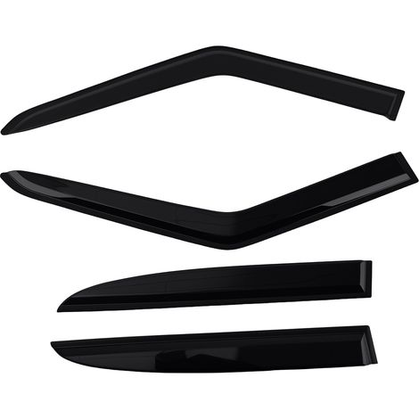 Door Guard Wind Deflectors for Range Rover Sport 2005-2013 Black Tinted 4PCS (1/5)