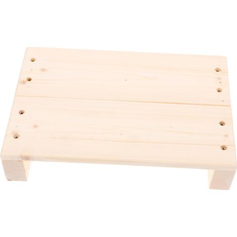Marchepied de Porte pour Adultes Plateforme Bois à Glisser sous Bureau ou Lit Repose Cuisine et Salle de Bain (1/5)