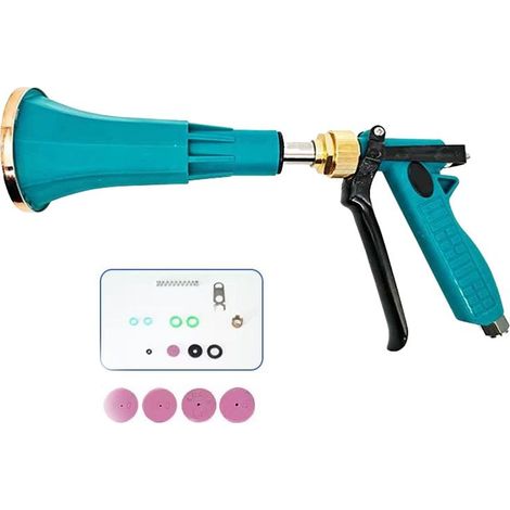 Pulvérisateur haute pression pour jardin – Pistolet spray court pour nettoyeur, arrosage et nettoyage extérieur, Avec buses 0,8 + 1,0 + 1,2 + 1,5 (1/5)